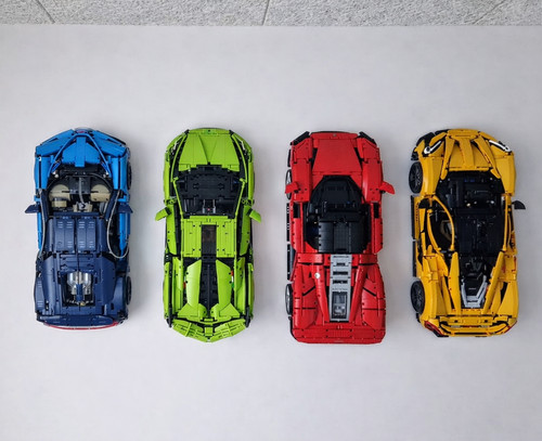 Supporto muro lego technic - supporto, 1:8
